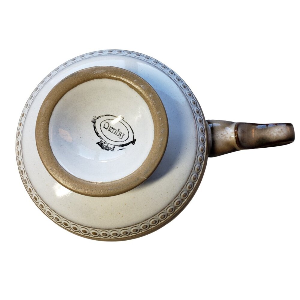 Denby Seville Stoneware Handled Footed Gravy Sauce Boat - Picture 3 of 6